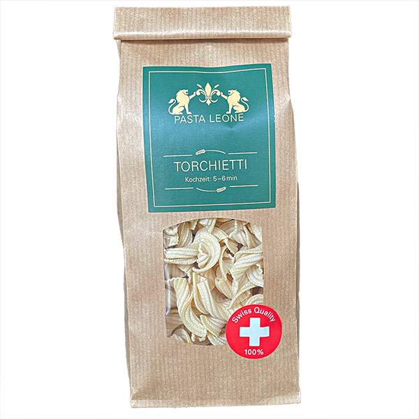 Pasta Leone Torchietti 250g Schweizer Pasta Schweizer Lebensmittel Schweizer Spezialitaeten Produkte Swiss Made