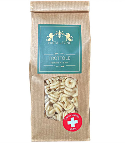 Pasta Leone Trottole 250g Schweizer Pasta Schweizer Lebensmittel Schweizer Spezialitaeten Produkte Swiss Made