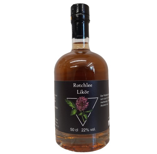 Rotkleelikoer Flasche 50cl Schweizer Likoer Schweizer Spirituosen Swiss Made Shop