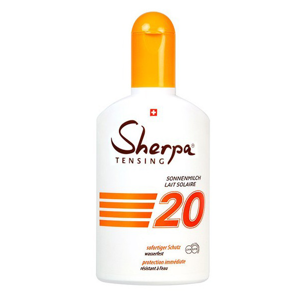 Sherpa Tensing Sonnenmilch SPF20 175ml Sonnenschutz Schweizer Produkte