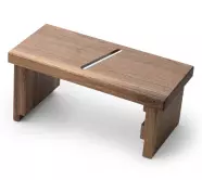 Puralpina Käsehobel gross Nussbaum Holz Swiss Made