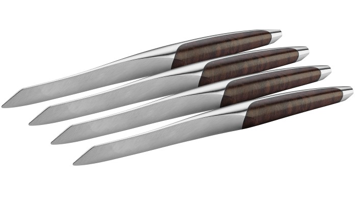 sknife steakmesser 4er set walnuss steakmesser swiss made