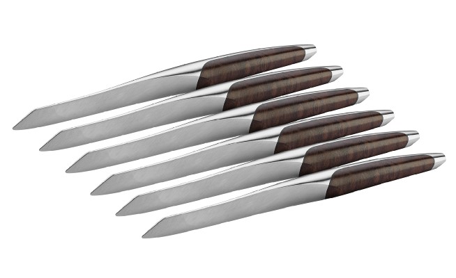 sknife steakmesser 6er set walnuss steakmesser swiss made