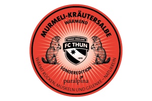 Puralpina Murmeltiersalbe Murmeli Kräutersalbe wärmend Sonderediton FC Thun Swiss Made