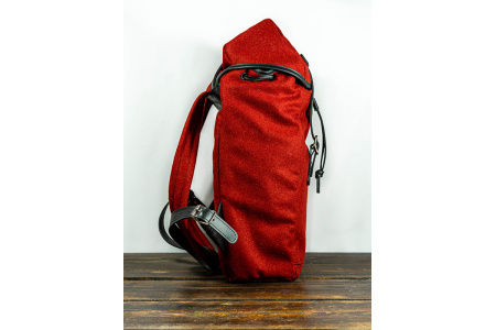 Unico Rucksack Schweizer Rucksack Loden rot Rucksack Swiss Made